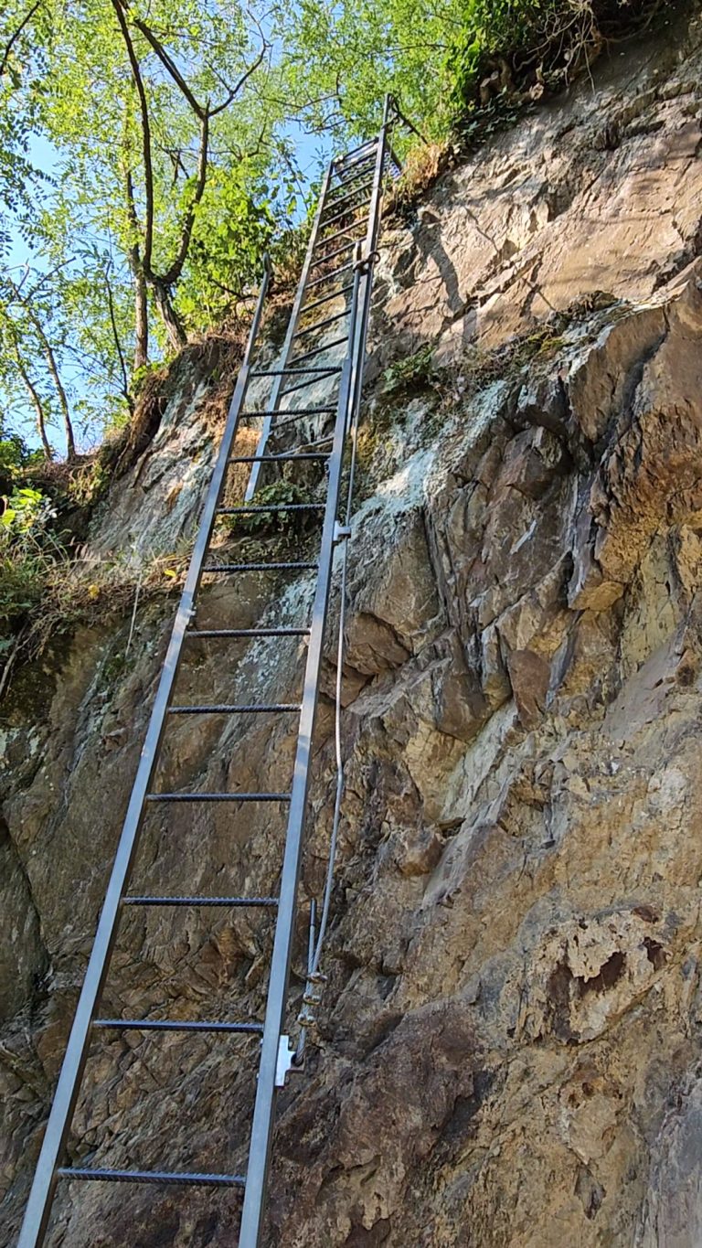 Mittelrhein ViaFerrata ladder Obstacle