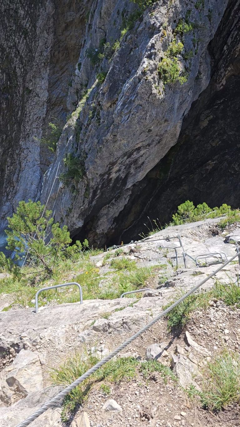 Austrian via ferrata Simmswasserfall