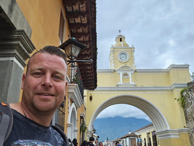 Aankomst Antigua Guatemala