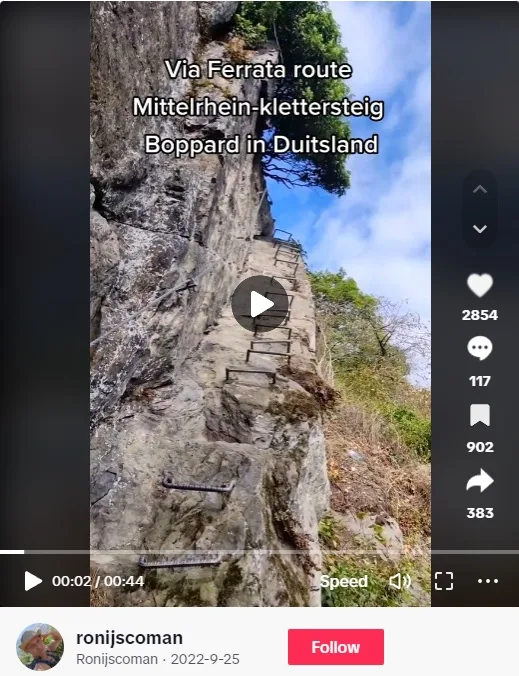 Boppard Klettersteig informatie Video