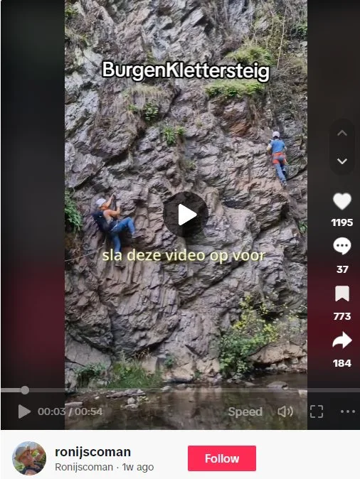 Burgenklettersteig route Video