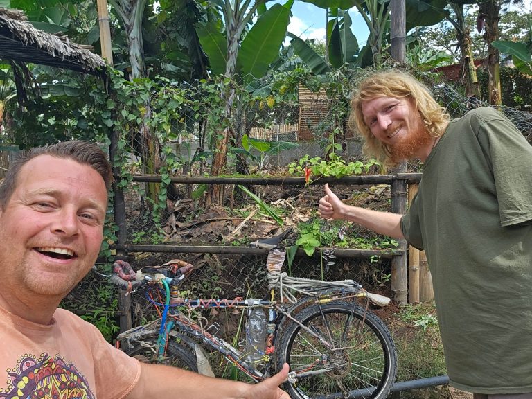 Fietsreiziger Andreas uit Duitsland