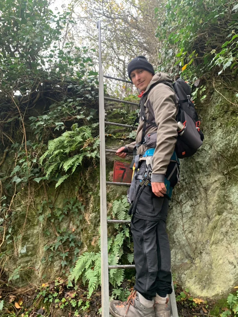 Viaferrata klettersteig in Boppart