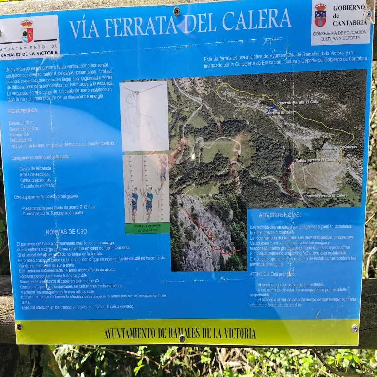 Via Ferrata del Calera information