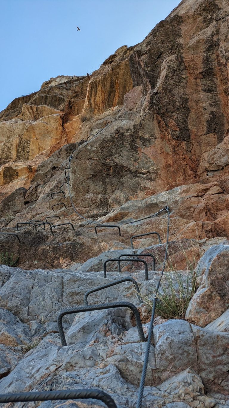 Klettersteig trappen