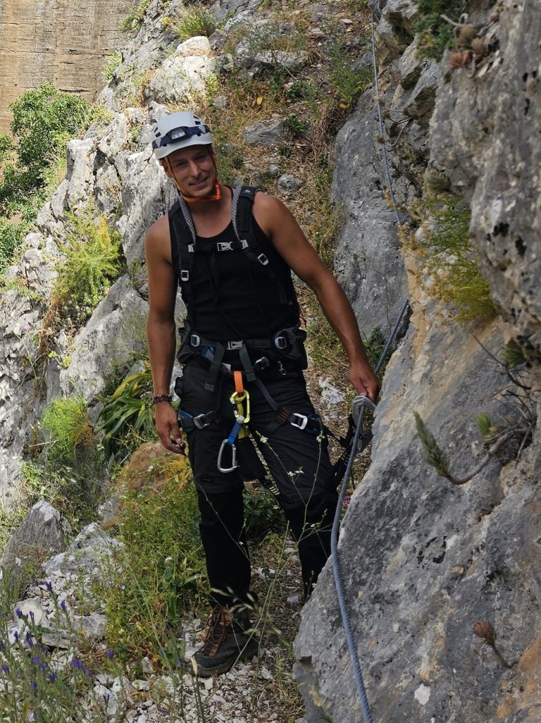 klimuitrusting voor Via Ferrata