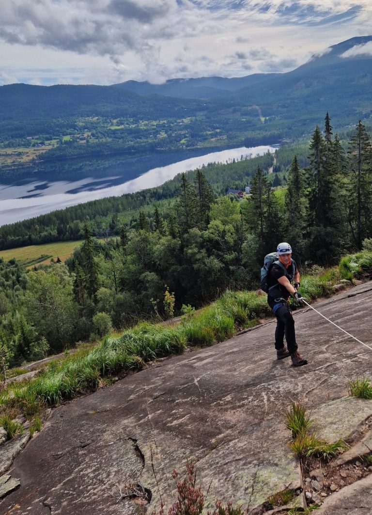 Via Ferrata Telemark Klimwand