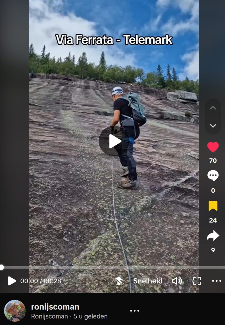 Via Ferrata Telemark Video